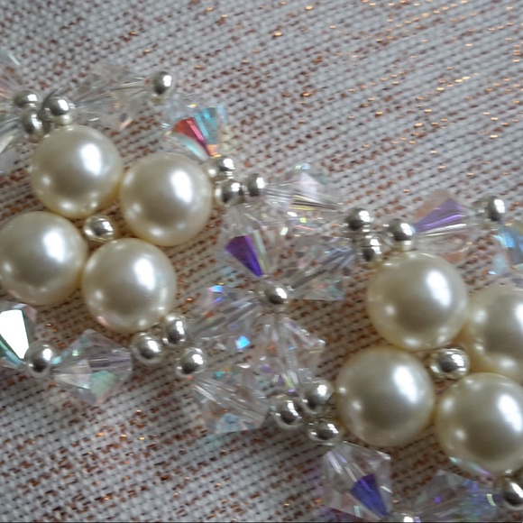 NWT Swarovski Crystal Pearls Bracelet - Picture 3 of 8